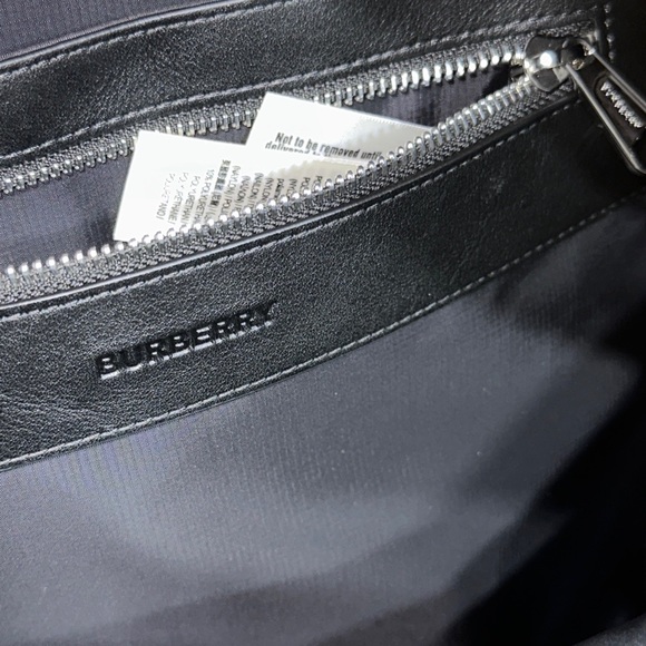 EUC HOST PICK BURBERRY BLACK  NYLON BACKPACK BAG MEDIUM. - Picture 6 of 16